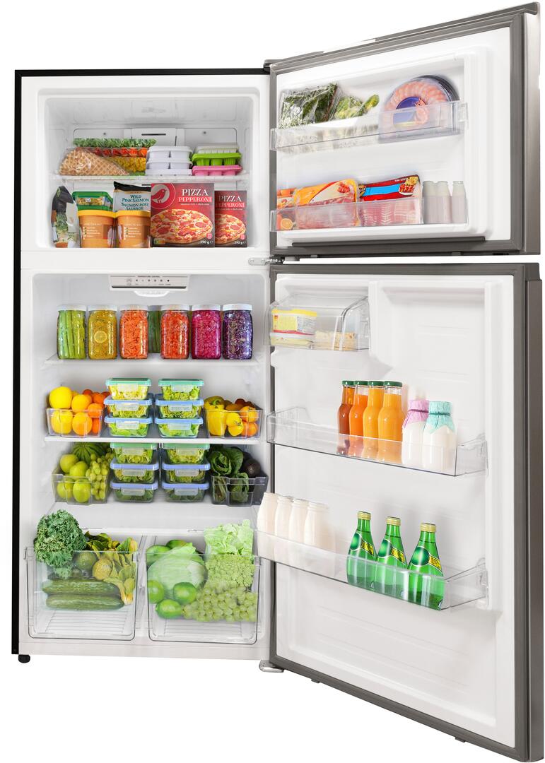 30" Stainless Steel Freestanding Top Freezer Refrigerator