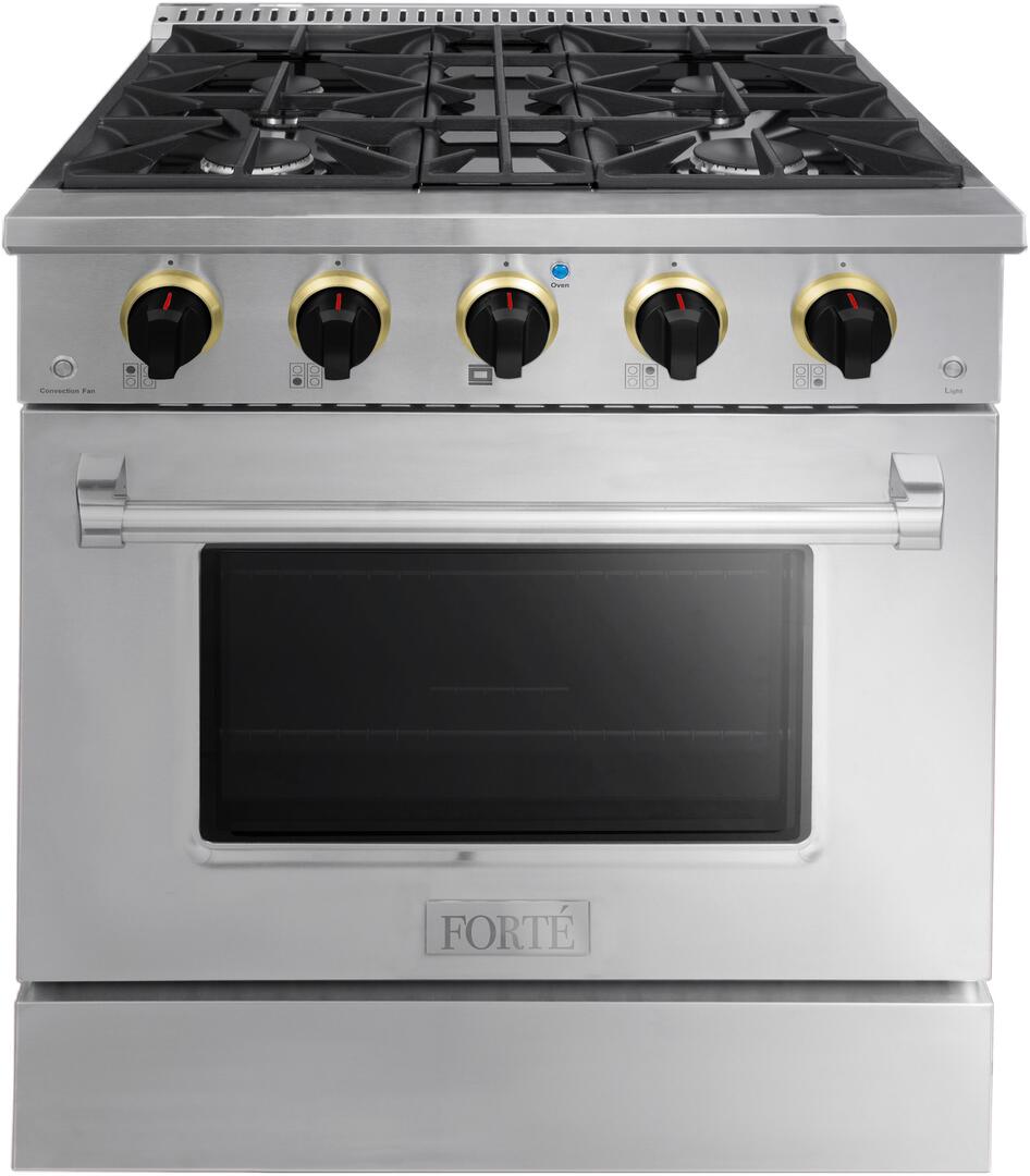 30" Stainless Steel Freestanding Gas Range