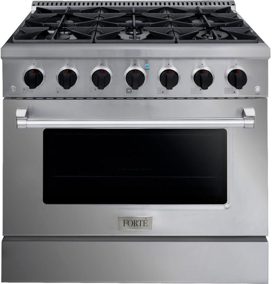 36" Stainless Steel Freestanding Gas Range