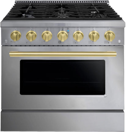 36" Stainless Steel Freestanding Gas Range