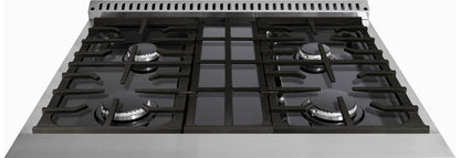 30" Black Freestanding Gas Range