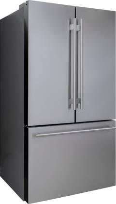 36" Stainless Steel Freestanding French Door Refrigerator