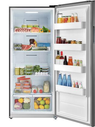 33" Stainless Steel Freestanding Freezerless Refrigerator