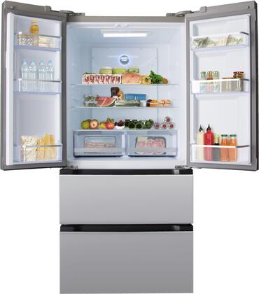 33" Stainless Steel Freestanding French Door Refrigerator