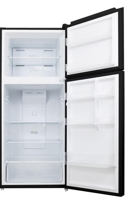 28" Black Freestanding Top Freezer Refrigerator