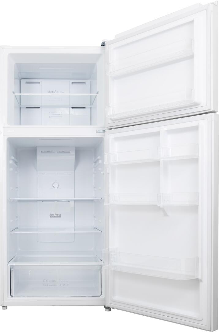 28" White Freestanding Top Freezer Refrigerator