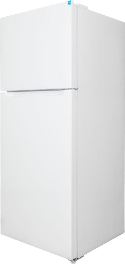 28" White Freestanding Top Freezer Refrigerator