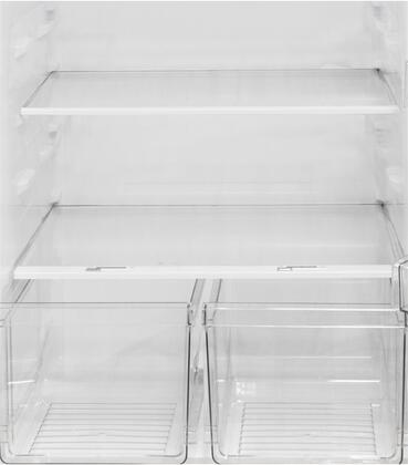 30" White Freestanding Top Freezer Refrigerator