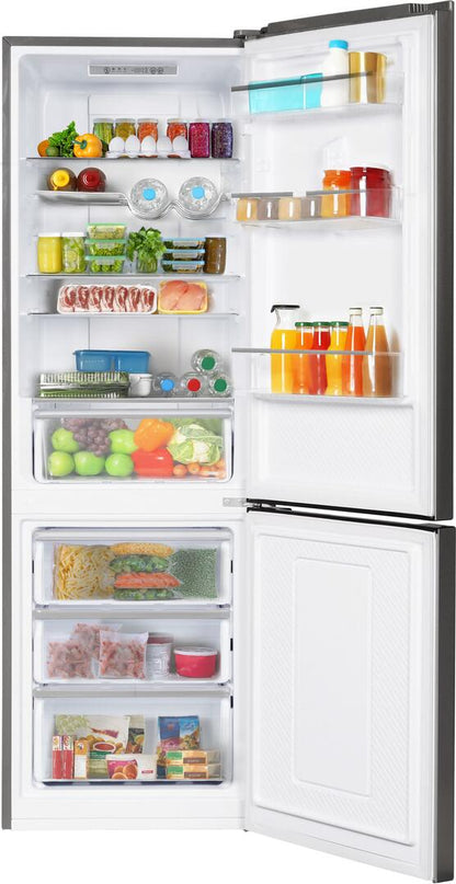 24" Stainless Steel Freestanding Bottom Freezer Refrigerator