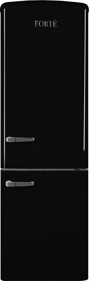 24" Black Freestanding Bottom Freezer Refrigerator