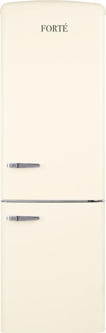 24" Cream Freestanding Bottom Freezer Refrigerator