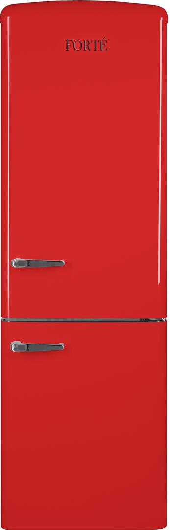 24" Red Freestanding Bottom Freezer Refrigerator