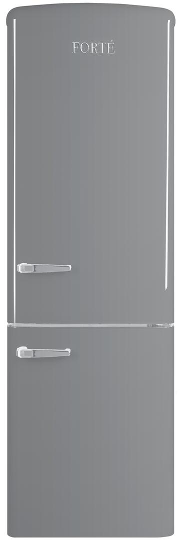 24" Silver Freestanding Bottom Freezer Refrigerator