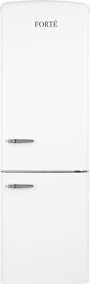 24" White Freestanding Bottom Freezer Refrigerator