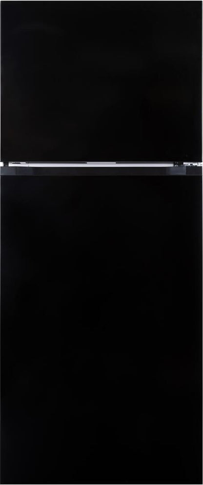 28" Black Freestanding Top Freezer Refrigerator