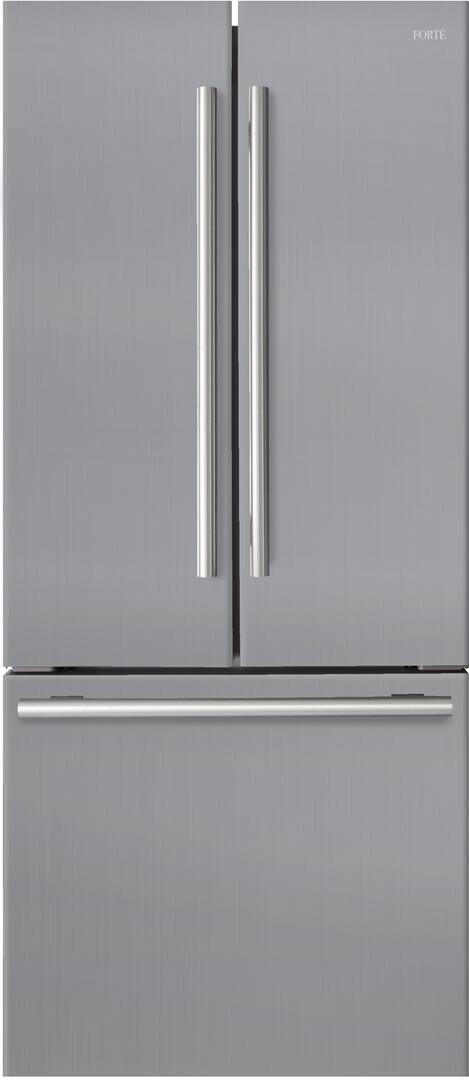 30" Stainless Steel Freestanding French Door Refrigerator