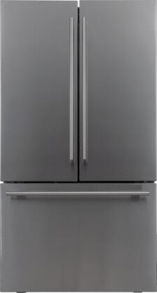 36" Stainless Steel Freestanding French Door Refrigerator