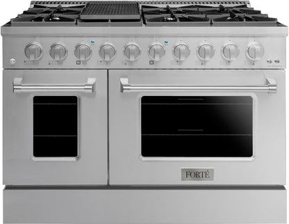 48" Stainless Steel Freestanding Gas Range