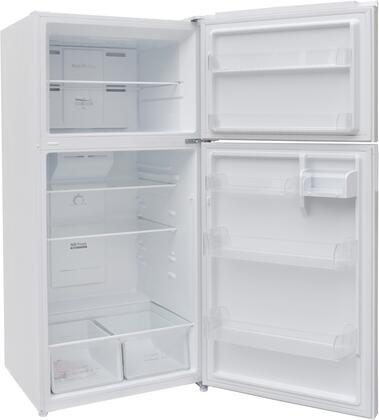 30" White Freestanding Top Freezer Refrigerator