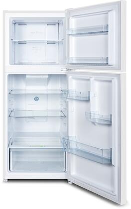 24" White Freestanding Top Freezer Refrigerator