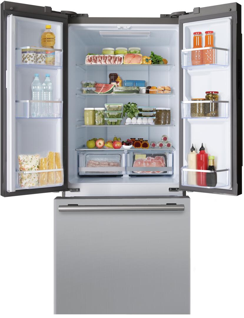 30" Stainless Steel Freestanding French Door Refrigerator